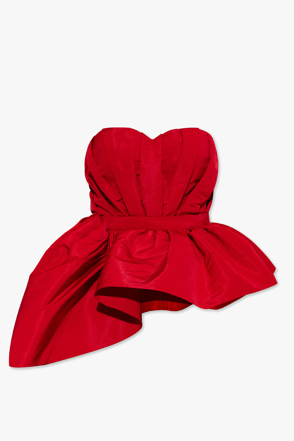 Red Strapless corset top Alexander McQueen - Alexander